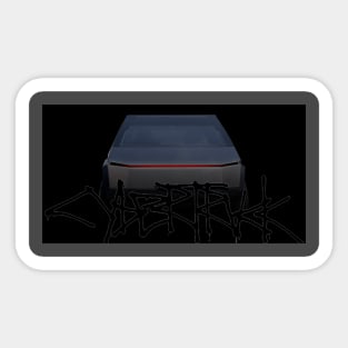 Cybertruck Nightrider edition Sticker